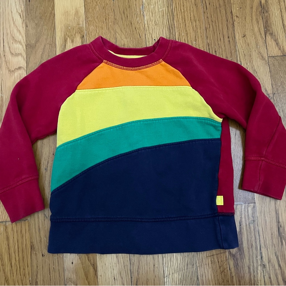 Little Bird Rainbow Sweatshirt 3-4y
